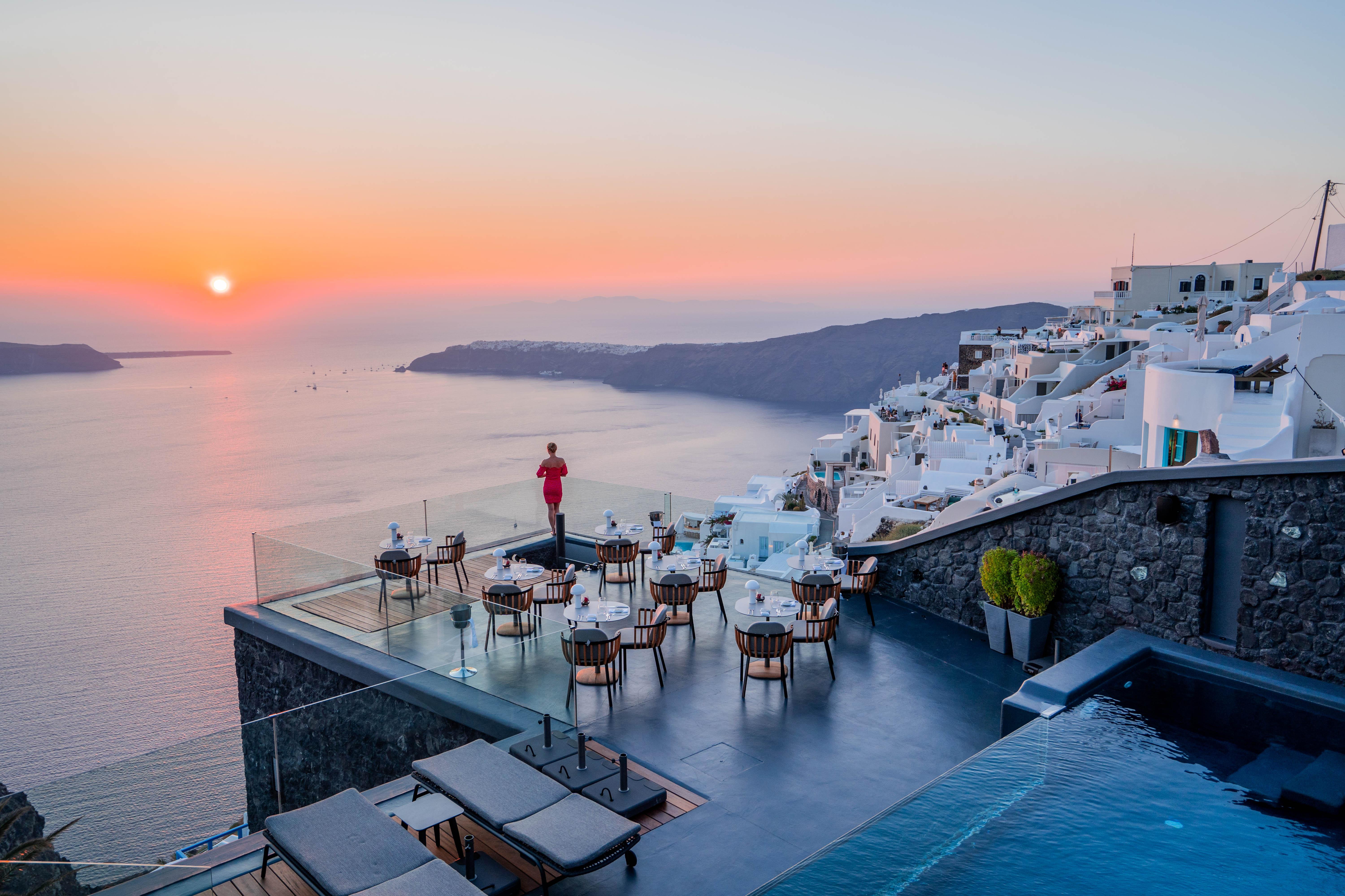 Kivotos Santorini Hotel Imerovigli  Bagian luar foto